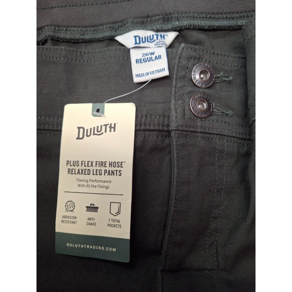 Duluth Trading Women’s Plus Fire Hose Flex Work Pants Utility 26W NWT Cargo - Picture 4 of 15